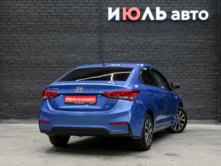 2017 Hyundai Solaris II, голубой, 1200000 рублей, вид 4