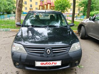 2009 Renault Logan I, чёрный, 355000 рублей, вид 1
