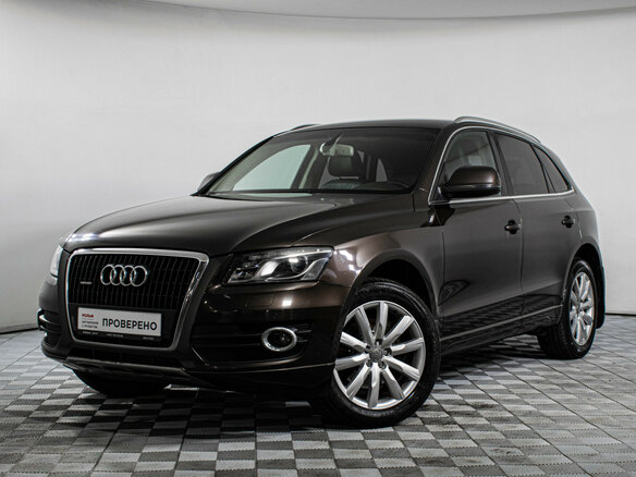 2011 Audi Q5 I (8R), коричневый, 1555000 рублей