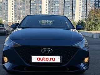 2021 Hyundai Solaris II Рестайлинг, синий, 1900000 рублей, вид 1