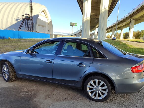 2013 Audi A4 IV (B8) Рестайлинг, серый, 1190000 рублей - вид 5