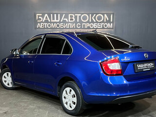 2018 Skoda Rapid I Рестайлинг, синий, 1245000 рублей, вид 4
