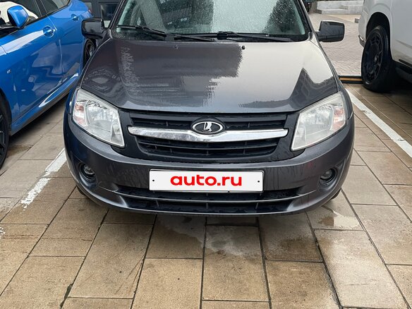 2014 Lada (ВАЗ) Granta I, серебристый, 415000 рублей