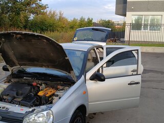 2007 Lada (ВАЗ) Kalina I, серебристый, 140000 рублей, вид 1