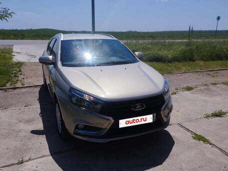 2017 Lada (ВАЗ) Vesta SW I, бежевый, 1200000 рублей, вид 3
