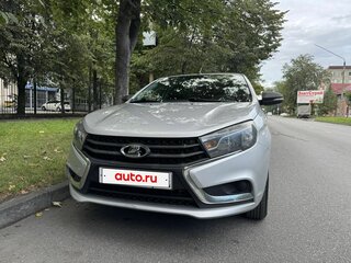 2016 Lada (ВАЗ) Vesta I, серебристый, 799000 рублей, вид 2