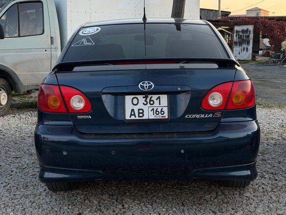 2003 Toyota Corolla IX (E120, E130), синий, 600000 рублей - вид 3