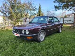1985 BMW 5 серии 524d II (E28), пурпурный, 655000 рублей, вид 1