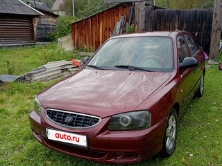2006 Hyundai Accent ТагАЗ II, красный, 295000 рублей, вид 2