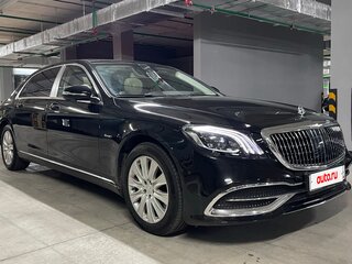 2016 Mercedes-Benz Maybach S-Класс 500 I (X222), чёрный, 2799000 рублей, вид 1