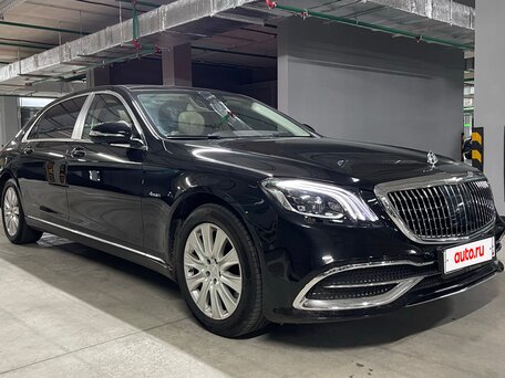 2016 Mercedes-Benz Maybach S-Класс 500 I (X222), чёрный, 2799000 рублей, вид 1