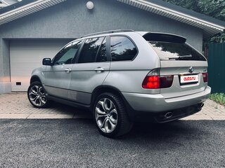 2004 BMW X5 3.0i I (E53) Рестайлинг, серебристый, 1100000 рублей, вид 4