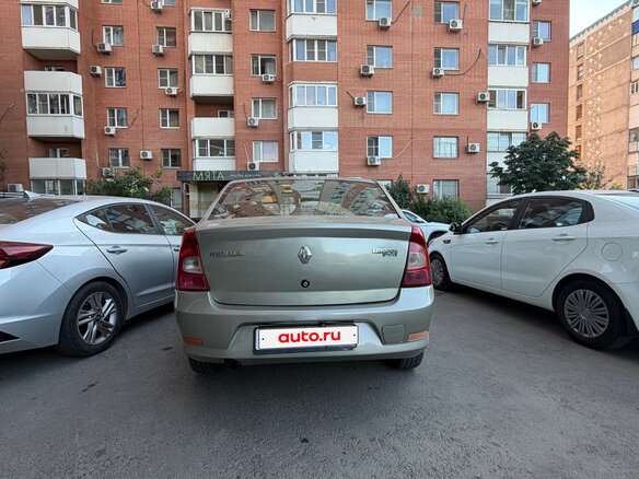 2010 Renault Logan I Рестайлинг, золотистый, 350111 рублей - вид 6