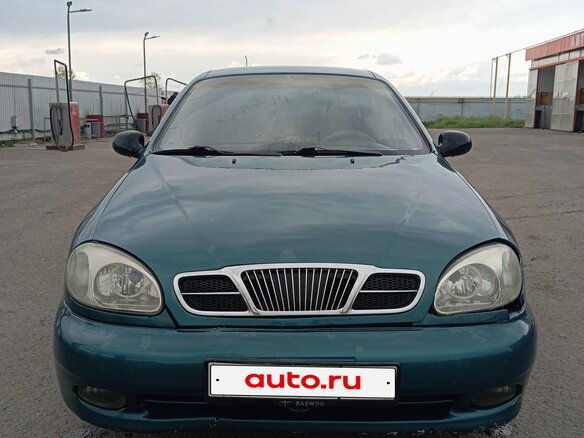 1999 Daewoo Lanos, синий, 230000 рублей