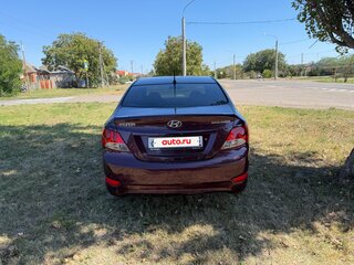 2013 Hyundai Solaris I, фиолетовый, 530000 рублей, вид 4