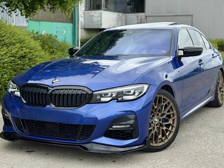 2021 BMW 3 серии 318d VII (G2x), синий, 3300000 рублей, вид 1