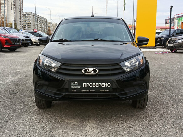 2022 Lada (ВАЗ) Granta I Рестайлинг, чёрный, 660000 рублей - вид 1