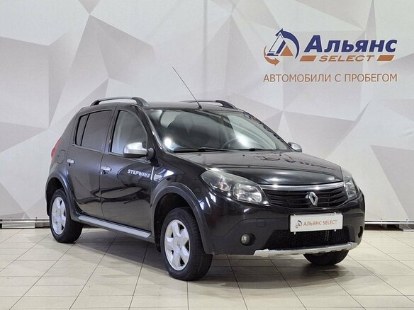 2011 Renault Sandero Stepway I, чёрный, 580000 рублей