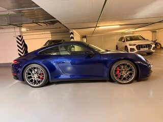 2019 Porsche 911 Carrera 4S VIII (992), синий, 12900000 рублей, вид 5