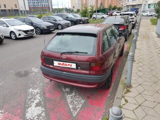 1996 Opel Astra F, пурпурный, 125000 рублей, вид 3