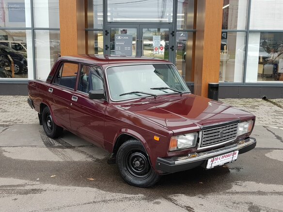 2008 Lada (ВАЗ) 2107, пурпурный, 175000 рублей - вид 2