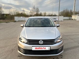 2018 Volkswagen Polo V Рестайлинг, серебристый, 1180000 рублей, вид 2