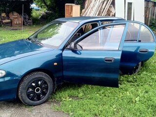 1998 Hyundai Accent I, зелёный, 140000 рублей, вид 3