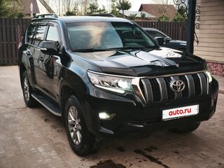 2018 Toyota Land Cruiser Prado 150 Series Рестайлинг 2, чёрный, 5500000 рублей, вид 1