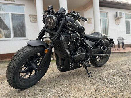 2021 Honda Rebel 500, чёрный, 715000 рублей, вид 2