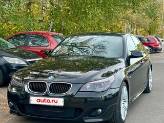 2006 BMW 5 серии 525i V (E60/E61), чёрный, 1550000 рублей, вид 1