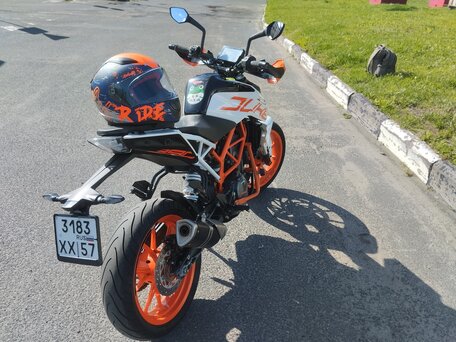 2019 KTM 390 Duke, белый, 405000 рублей, вид 4
