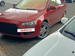 2008 Mitsubishi Lancer X, красный, 550000 рублей, вид 2