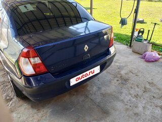 2005 Renault Symbol I Рестайлинг, синий, 215000 рублей, вид 4
