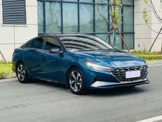 2022 Hyundai Elantra VII (CN7), синий, 1430000 рублей, вид 3