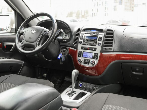 2008 Hyundai Santa Fe II, бежевый, 949000 рублей - вид 12