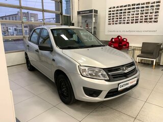 2017 Lada (ВАЗ) Granta I, серебристый, 370000 рублей, вид 4