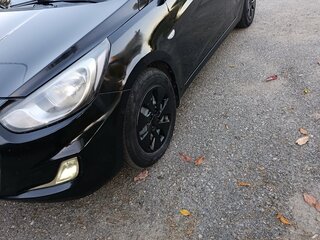 2014 Hyundai Solaris I Рестайлинг, чёрный, 600000 рублей, вид 4
