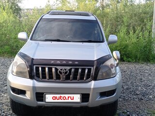 2002 Toyota Land Cruiser Prado 90 Series Рестайлинг, серый, 1600000 рублей, вид 2