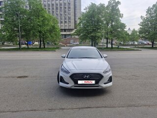 2018 Hyundai Sonata VII (LF) Рестайлинг, белый, 1045000 рублей, вид 2