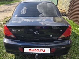 2008 Kia Spectra I Рестайлинг 2, чёрный, 260000 рублей, вид 1