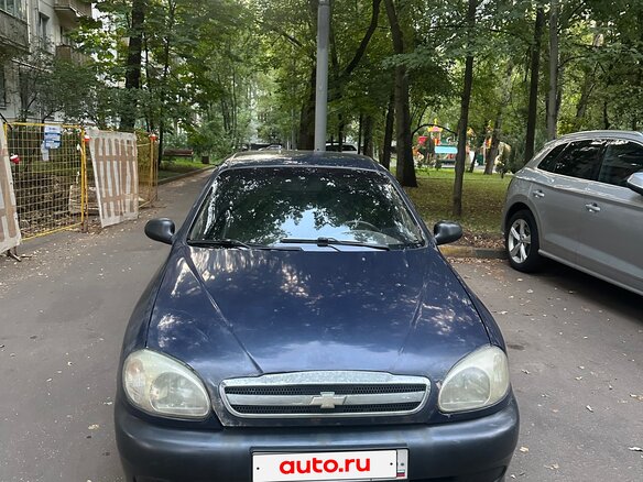 2008 Chevrolet Lanos I, синий - вид 1