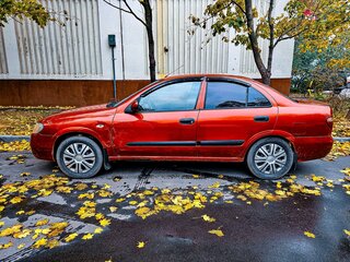 2003 Nissan Almera II (N16) Рестайлинг, красный, 155000 рублей, вид 5