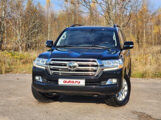 2016 Toyota Land Cruiser 200 Series Рестайлинг 2, чёрный, 5480000 рублей, вид 1