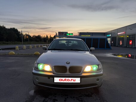 2003 BMW 3 серии 318i IV (E46) Рестайлинг, серебристый, 445000 рублей, вид 2