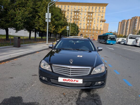 2007 Mercedes-Benz C-Класс 200 CDI III (W204), чёрный - вид 1