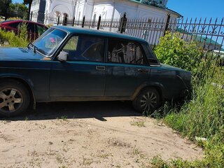 2005 Lada (ВАЗ) 2107, синий, 85000 рублей, вид 4