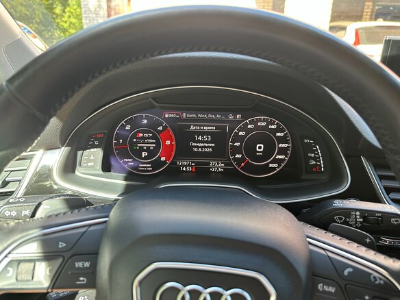2016 Audi Q7 II (4M), синий, 4350000 рублей - вид 12