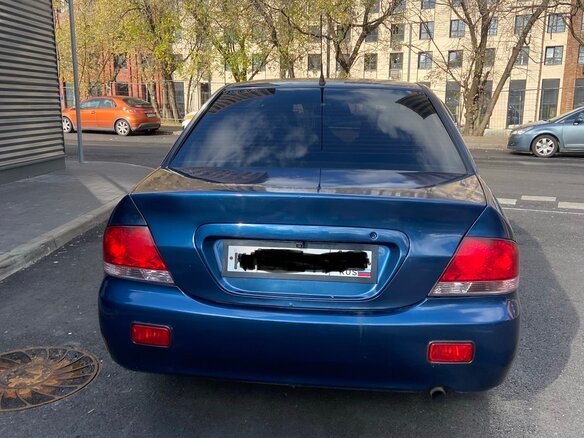 2005 Mitsubishi Lancer IX, синий, 300000 рублей - вид 3