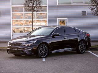 2019 Kia Optima IV Рестайлинг, чёрный, 1865000 рублей, вид 1