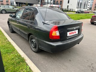 2007 Hyundai Accent ТагАЗ II, чёрный, 400000 рублей, вид 5